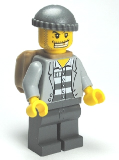 Prisonnier cty0201 - Figurine Lego City à vendre pqs cher