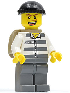 Prisonnier cty0217 - Figurine Lego City à vendre pqs cher