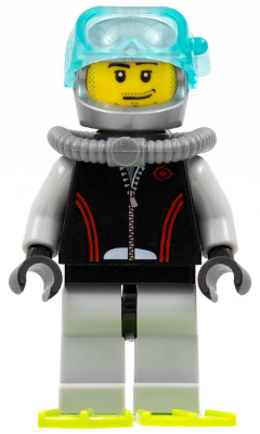 Plongeur cty0235 - Figurine Lego City à vendre pqs cher