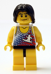 Surfeur cty0237 - Figurine Lego City à vendre pqs cher