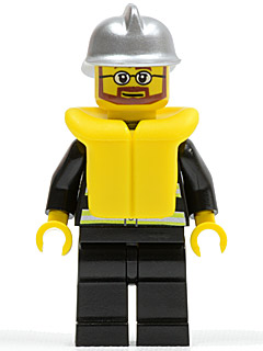 Firefighter cty0251 - Lego City minifigure for sale at best price