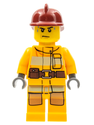 Firefighter cty0279 - Lego City minifigure for sale at best price
