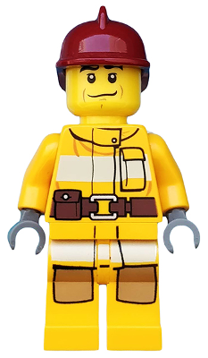 Firefighter cty0286 - Lego City minifigure for sale at best price