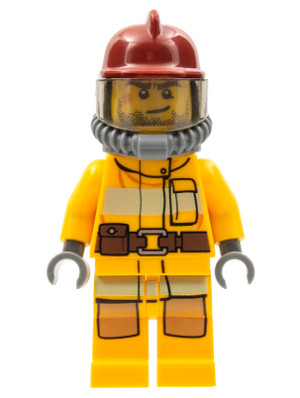 Firefighter cty0287 - Lego City minifigure for sale at best price
