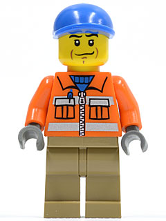 Ouvrier cty0293 - Figurine Lego City à vendre pqs cher