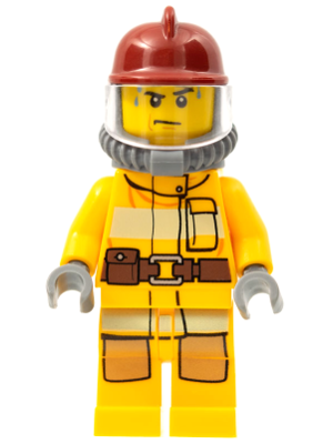 Firefighter cty0301 - Lego City minifigure for sale at best price