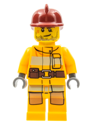 Firefighter cty0302 - Lego City minifigure for sale at best price