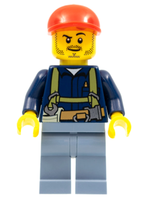 Ouvrier cty0333 - Figurine Lego City à vendre pqs cher