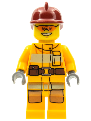 Firefighter cty0338 - Lego City minifigure for sale at best price