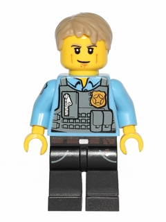 Policier cty0341 - Figurine Lego City à vendre pqs cher