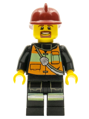 Firefighter cty0342 - Lego City minifigure for sale at best price