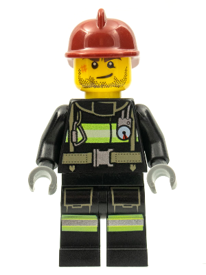Firefighter cty0343 - Lego City minifigure for sale at best price