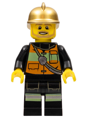 Firefighter cty0345 - Lego City minifigure for sale at best price