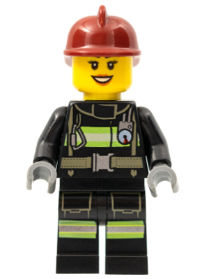 Firefighter cty0347 - Lego City minifigure for sale at best price