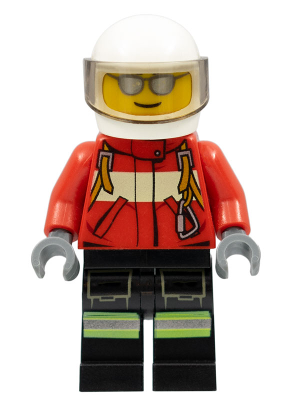 Firefighter cty0349 - Lego City minifigure for sale at best price