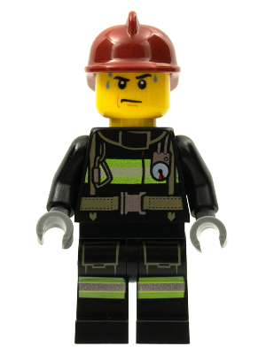 Firefighter cty0351 - Lego City minifigure for sale at best price