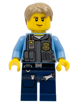 Policier cty0356 - Figurine Lego City à vendre pqs cher