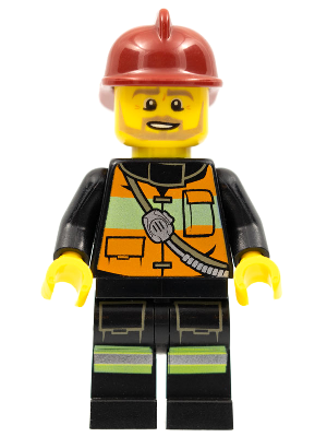 Firefighter cty0369 - Lego City minifigure for sale at best price