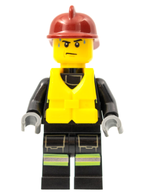 Firefighter cty0372 - Lego City minifigure for sale at best price