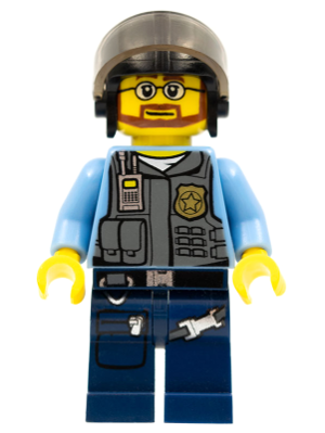Policier cty0378 - Figurine Lego City à vendre pqs cher