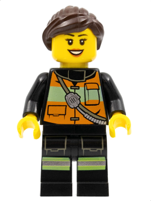 Firefighter cty0379 - Lego City minifigure for sale at best price