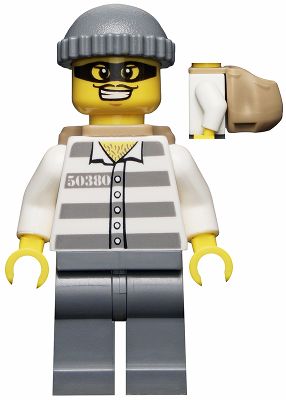 Prisonnier cty0392 - Figurine Lego City à vendre pqs cher
