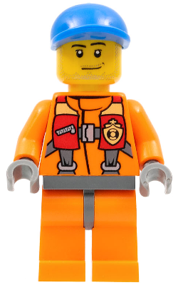 Sauveteur cty0409 - Figurine Lego City à vendre pqs cher