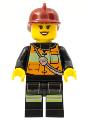 Firefighter cty0434 - Lego City minifigure for sale at best price
