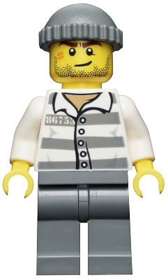 Prisonnier cty0457 - Figurine Lego City à vendre pqs cher
