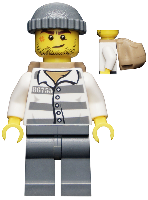Prisonnier cty0463 - Figurine Lego City à vendre pqs cher