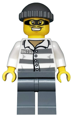 Prisonnier cty0486 - Figurine Lego City à vendre pqs cher