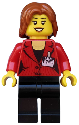 Journaliste cty0510 - Figurine Lego City à vendre pqs cher
