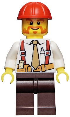Ouvrier cty0529 - Figurine Lego City à vendre pqs cher