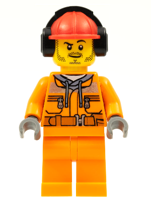 Ouvrier cty0534 - Figurine Lego City à vendre pqs cher