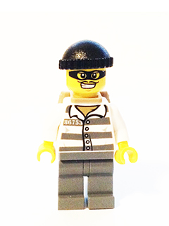 Prisonnier cty0537 - Figurine Lego City à vendre pqs cher