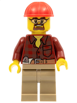 Ouvrier cty0540 - Figurine Lego City à vendre pqs cher