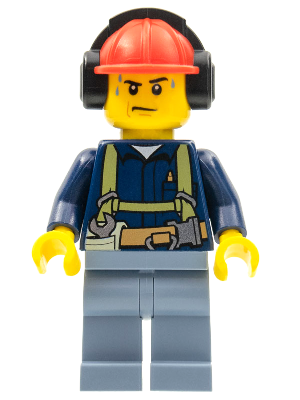 Ouvrier cty0541 - Figurine Lego City à vendre pqs cher