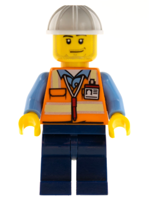 Ingénieur cty0557 - Figurine Lego City à vendre pqs cher