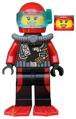 Scuba Diver cty0559 - Figurine Lego City à vendre pqs cher