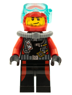 Plongeur cty0599 - Figurine Lego City à vendre pqs cher