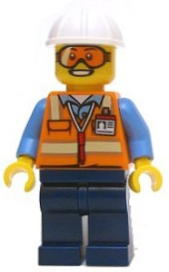 Ingénieur cty0600 - Figurine Lego City à vendre pqs cher
