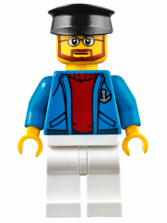Boat captain cty0622 - Lego City minifigure for sale at best price