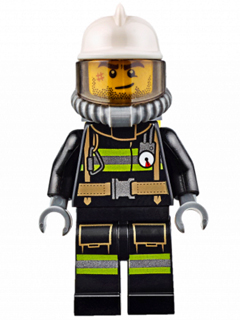 Firefighter cty0628 - Lego City minifigure for sale at best price