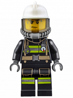 Firefighter cty0637 - Lego City minifigure for sale at best price