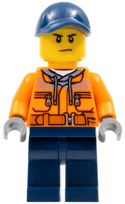 Ouvrier cty0641 - Figurine Lego City à vendre pqs cher