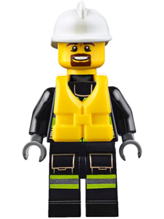 Firefighter cty0649 - Lego City minifigure for sale at best price