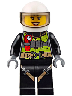 Pompier cty0651 - Figurine Lego City à vendre pqs cher