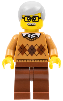 Grand père cty0659 - Figurine Lego City à vendre pqs cher