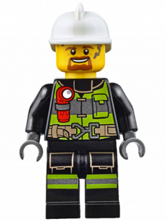 Firefighter cty0669 - Lego City minifigure for sale at best price