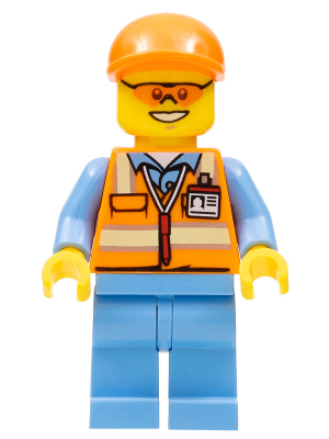Airport staff cty0677 - Lego City minifigure for sale at best price